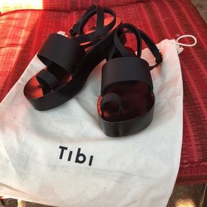 Tibi platform sandals